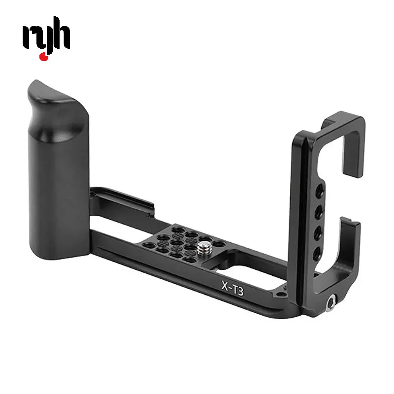 

X-T3 Hand Grip Quick Release L Plate/L Bracket for Fuji X-T3 XT3 Digital Camera with 1/4 inch Thread Screw CNC Metal Board