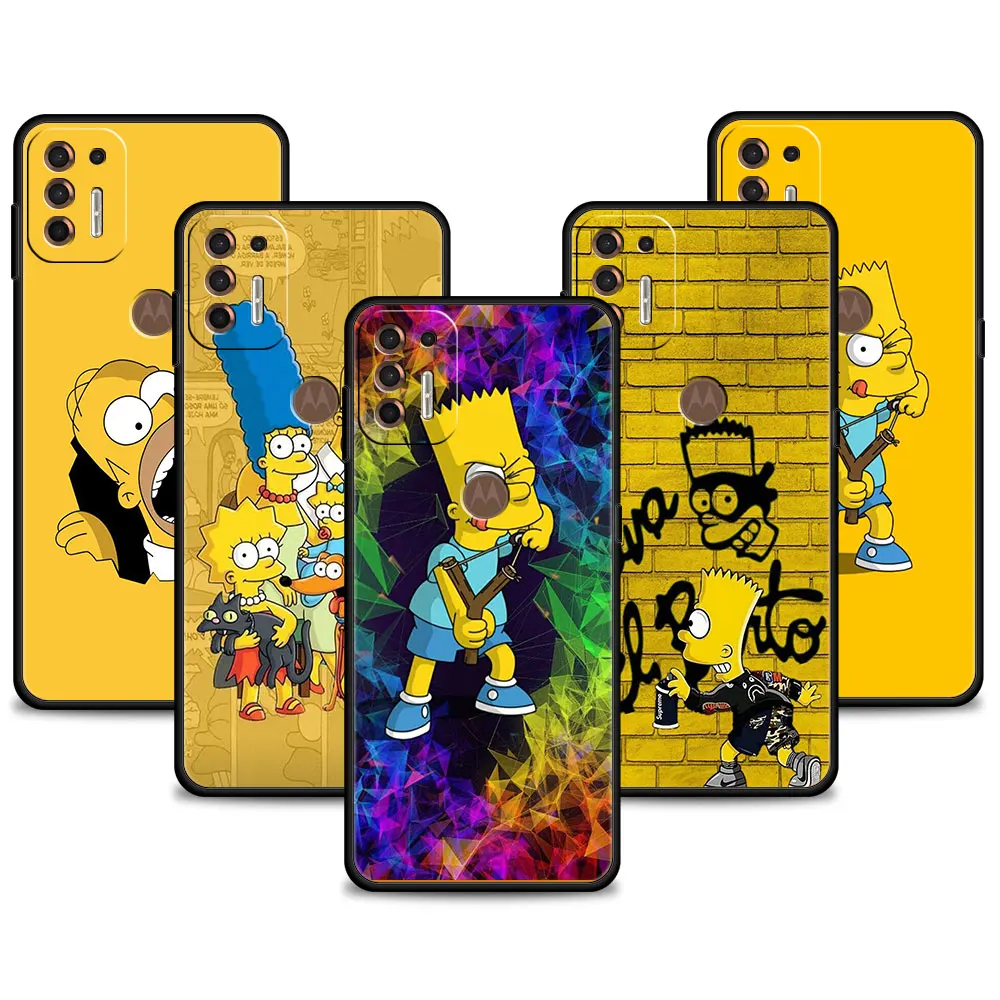 

Cartoon Simpsons Boy Men For Motorola G9 Play G60 G60 G8 Plus G30 E6s G Stylus 2022 Edge 20 G31 G40 Fusion Capinha Funda Para
