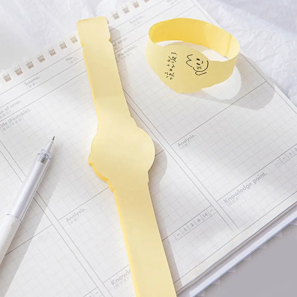 

To Do List Paper Wrist Watch Shape Sticky Note Pads Sticky Reminder Alarm Clock Bracelet N Times Sticky Adhesive Student