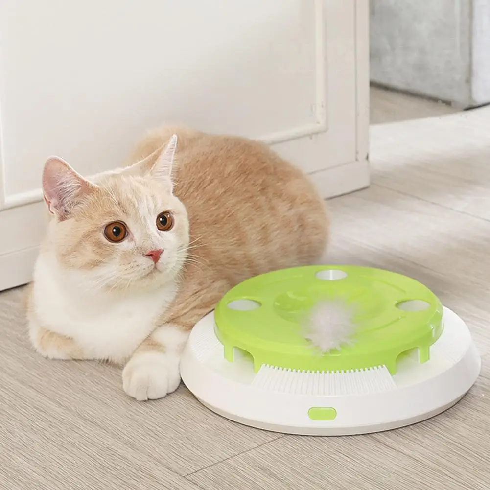 

Emotional Comfort Intelligence Improving Cats Kitten Play Plate Interactive Toy Pet Supplies