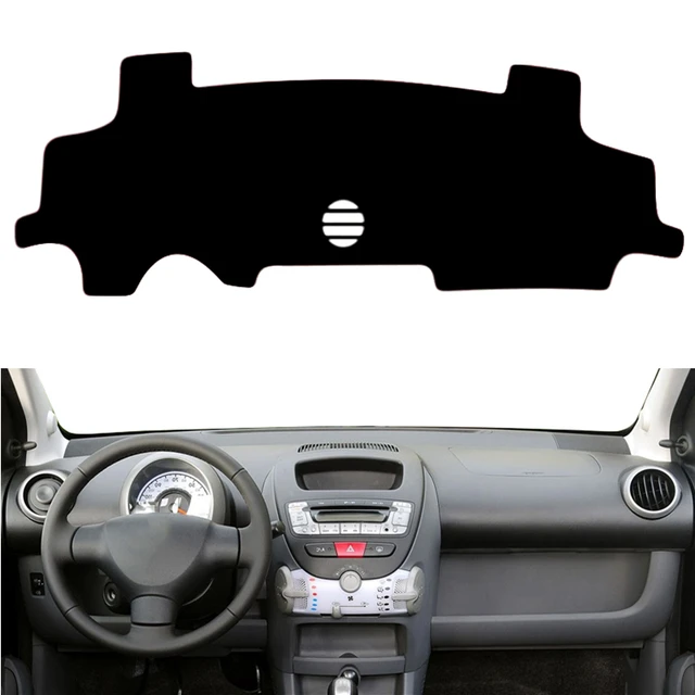 Для Peugeot 107 Citroen C1 Toyota Aygo 2005-2014 Dashmat Чехол для приборной панели Коврик Солнцезащитный козырек Защитный ковер Подушка Автомобильные аксессуары