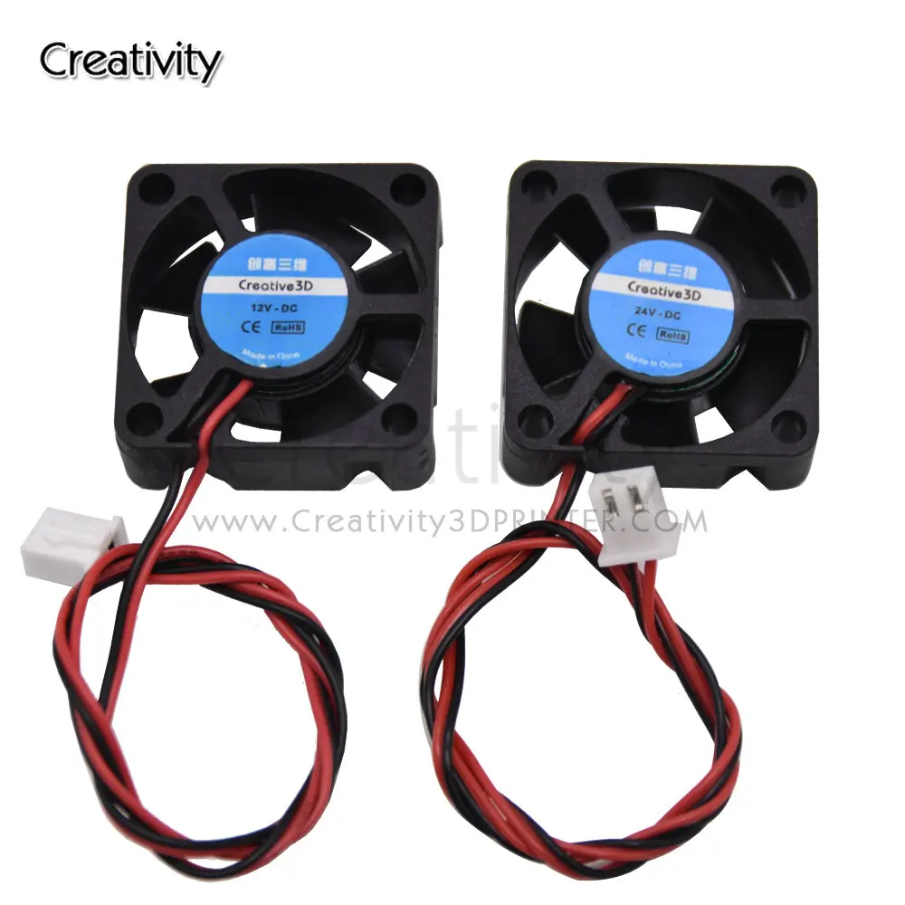 3D Пинтера Запчасти 3010/4010/5010 вентилятор 12V 5V 24V 2Pin DC охладитель воздуха небольшой