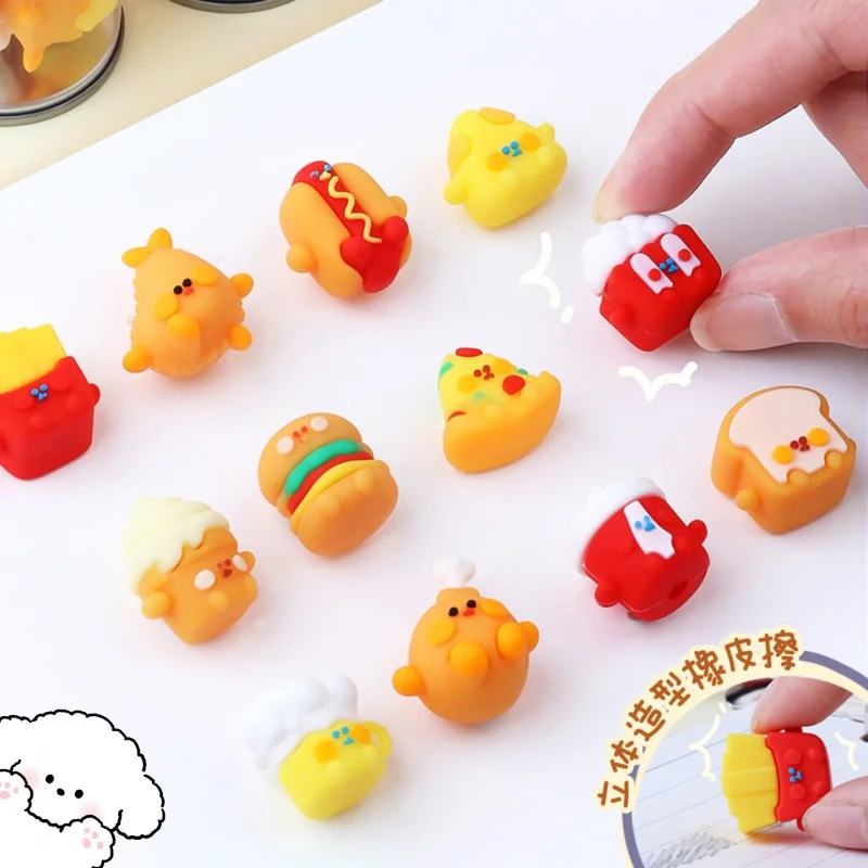 

Eraser Cute Simulation Food 3d 3d Modeling Student Stationery Gift