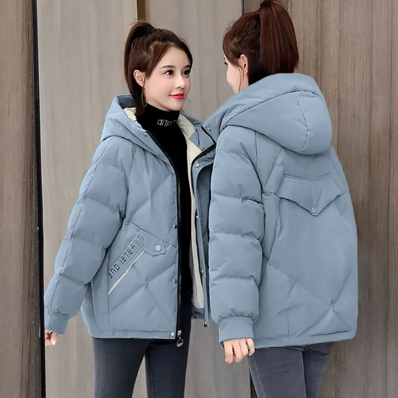 Women's Winter Coat Mid-length Hooded Padded Jacket Warmth Parka Jacket Long Sleeve Top Free Shipping Cheap Wholesale Plus Size