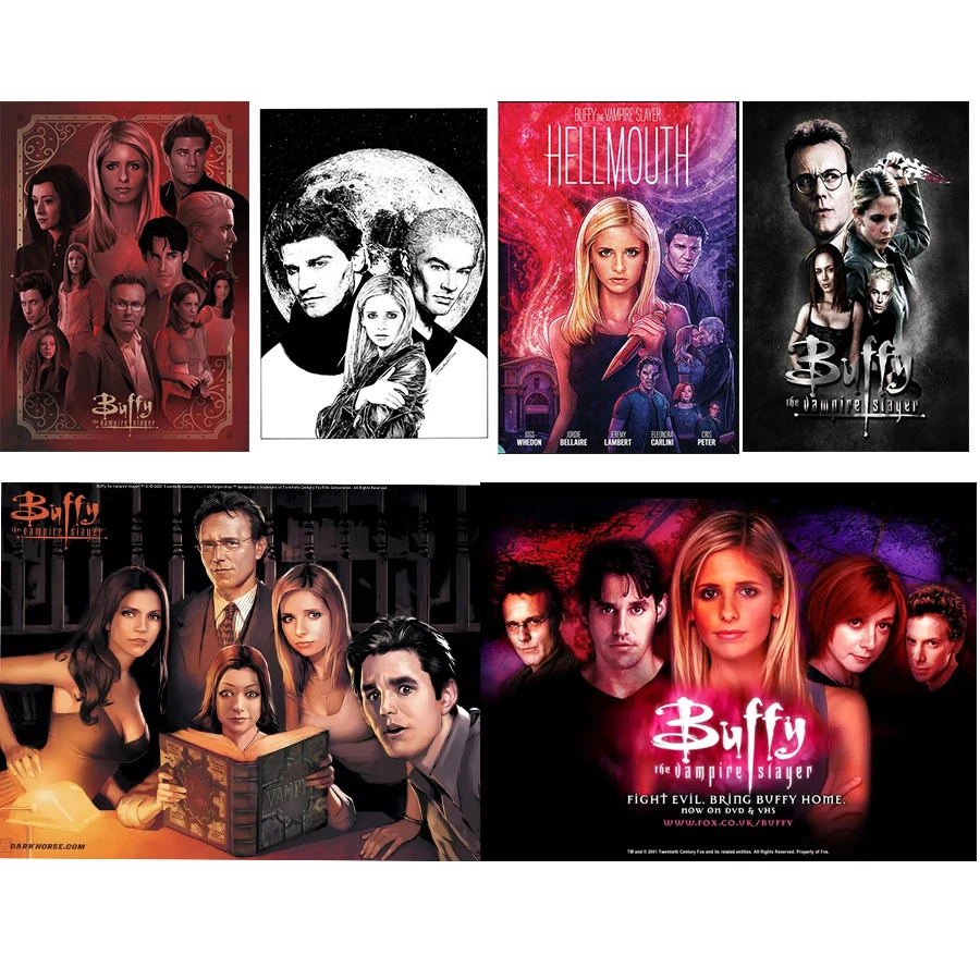 

Buffy The Vampire Slayer Characters 5d DIY Diamond Painting Cross Stitch Halloween Party Home Room Decor Diamond Mosaic