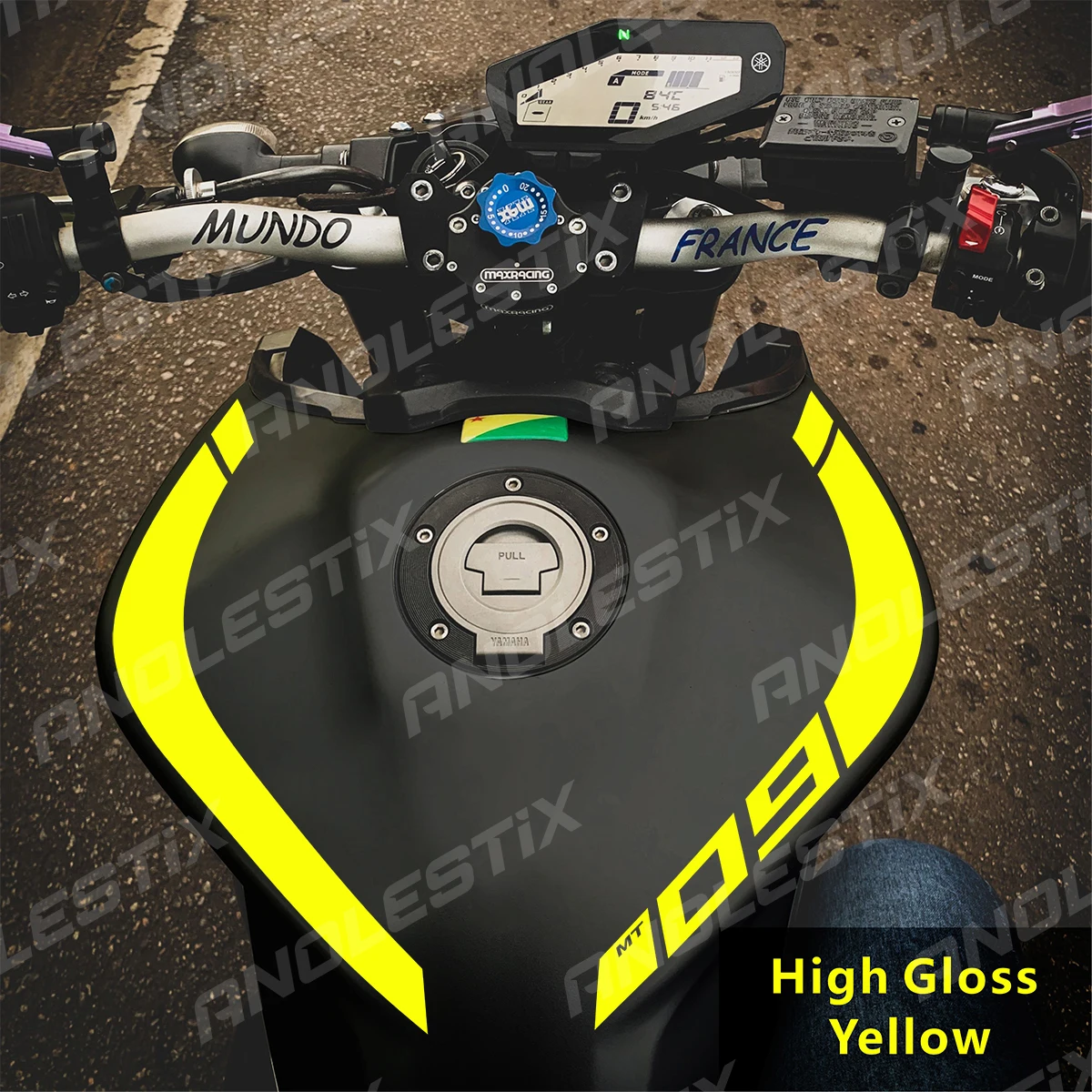 

Светоотражающие виниловые наклейки AnoleStix для мотоцикла, новые наклейки с кривой бака, логотип для Yamaha MT09 MT-09 FZ09 FZ-09 2018 2019 2020