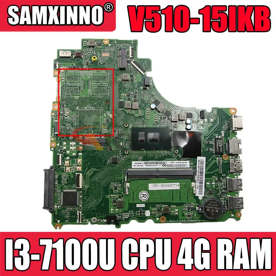 

Оригинальная материнская плата для ноутбука Lenovo V510-15IKB UMA 4G FRU 5B20M31847