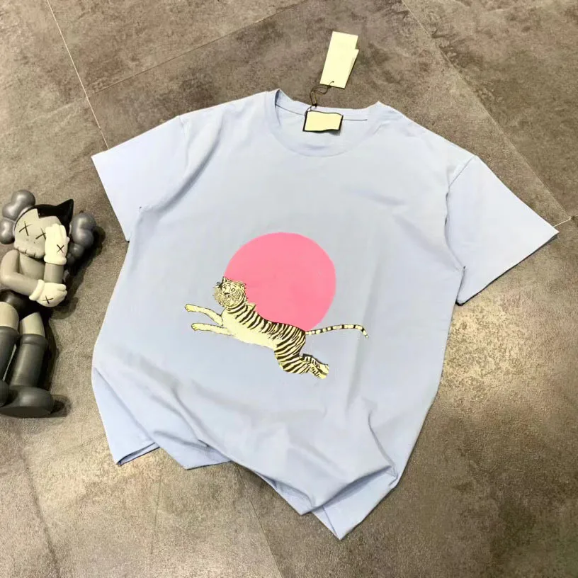 

New Fashion Luxury Brand Designer T Shirt for Women Men Unisex Printed Loose Tees Ladies High Quality Cotton Loose Couple Tops