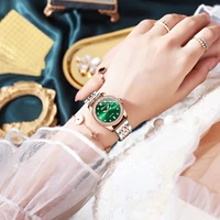 new watch womens fashion diamond encrusted magnifying glass calendar luminous waterproof vibrato