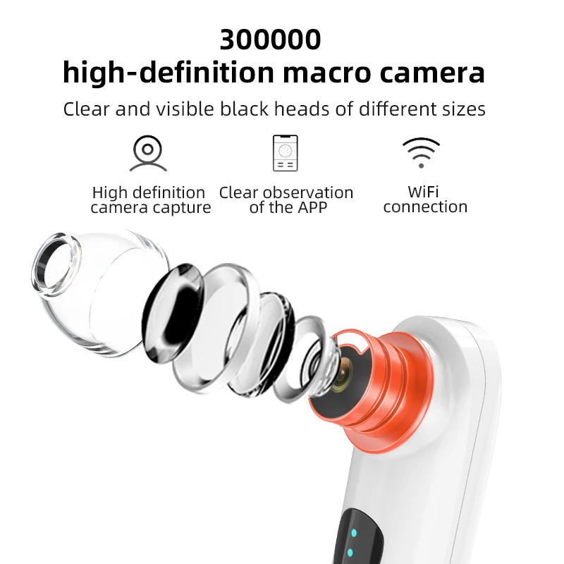 Средство для удаления черных точек с носом и камерой вакуумный очиститель пор