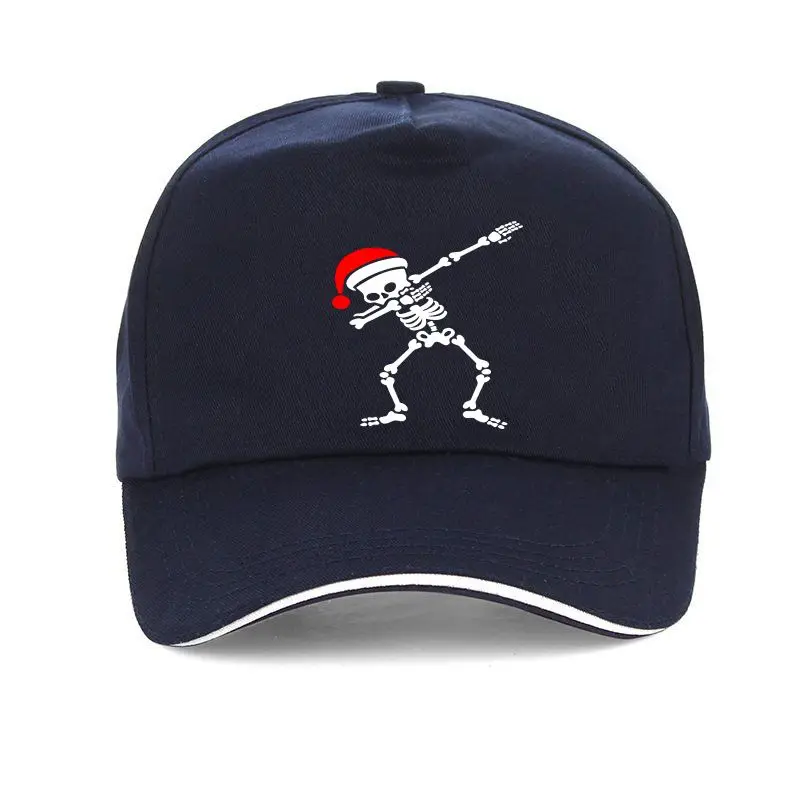 

Gorra de béisbol de Papá Noel para hombre, gorro de béisbol con esqueleto de Papá Noel, hecho a medida, color negro, nueva