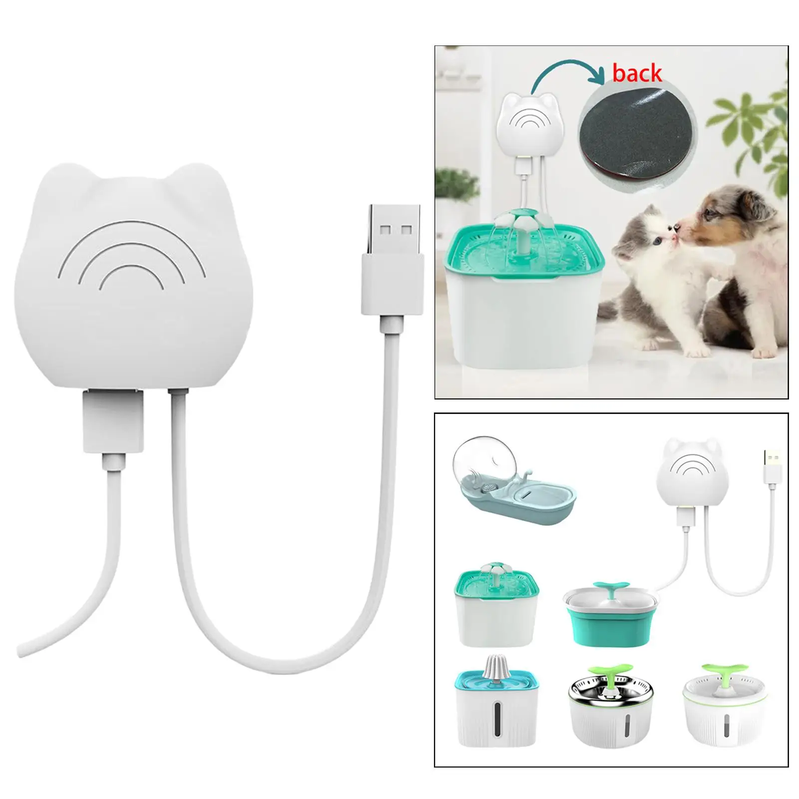 

USB-фонтан с датчиком движения, внешний датчик для домашних животных