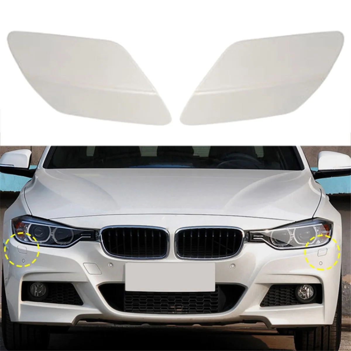 Омыватель переднего бампера автомобиля насадка распылителя 51118067969 для BMW 3 серии