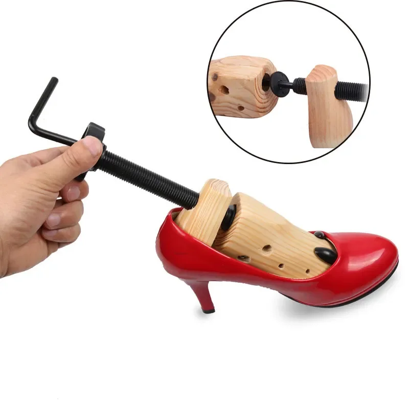 

Wooden Tree Shaper RackWood Adjustable Flats Pumps Boots Expander Size S/M/L Man Women stretcher shoe