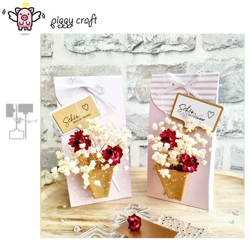 Piggy Craft металлические штампы для резки пресс-форма торта топпер rechtecke нож