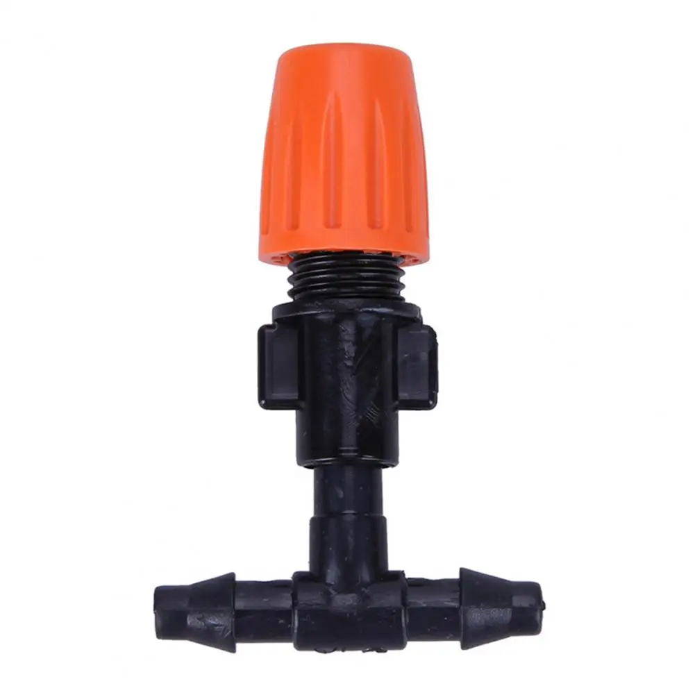 

Black 10Pcs Practical Large Area Coverage Micro Drip Head Plastic Drip Sprinkler Detachable for Farm