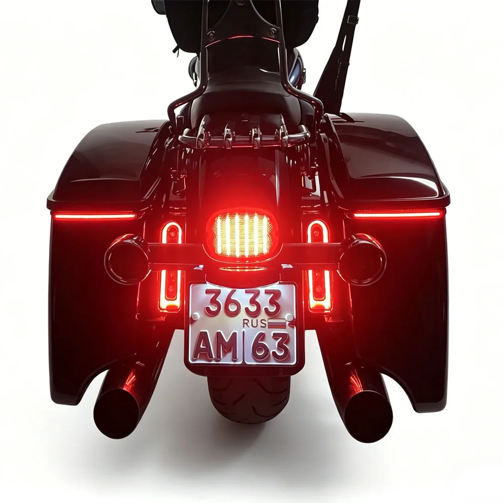 Фото Светодиодный задний фонарь-указатель поворота для мотоциклов Harley Touring CVO Street Glide Road Glide ST 2023-2025 №2