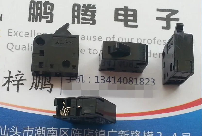 

1 шт., японский оригинальный микропереключатель обнаружения Alps на борту с соединителем втулки, непосредственно применяется к переключателю