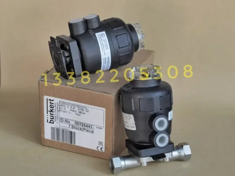 Мембранный клапан Burkert 2031 A 8 0 EPDM Цилиндр для окрашивания Lixin DN8 по индивидуальному