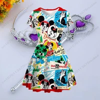 mother kids dresses for girls summer clothes disney baby girl dress high quality childrens clothing for teenage girls 14 years