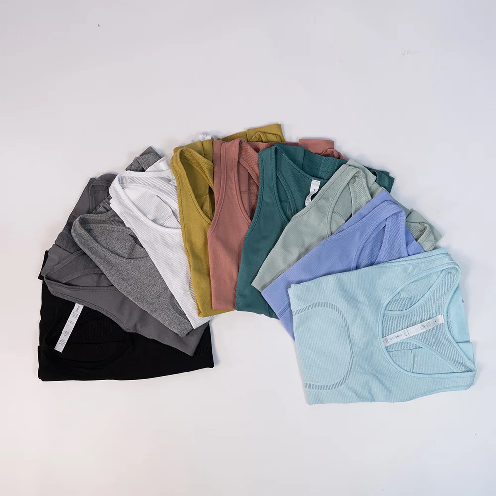 Yoga Women Tank Top Gym Fitness Crop Top Solid Quick Dry  Breathable Women Clothing Sports Top Pure Cotton Sleeveless Vests