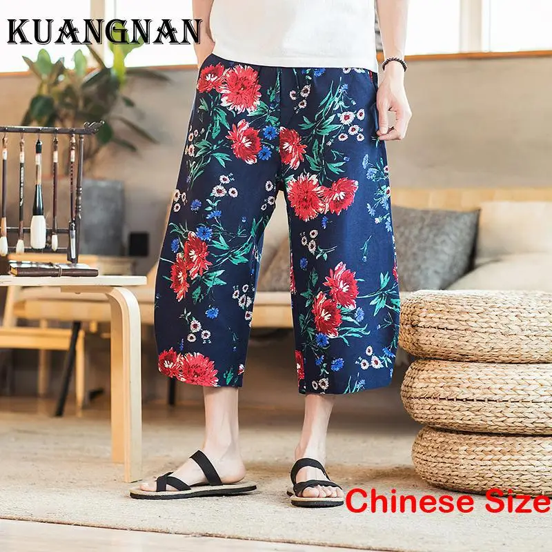 

KUANGNAN Printed Men's Clothes Free Shipping Items for Men Trousers Hip Hop Sweatpant Sale Pants Male Jogger Man Baggy 5XL 2023