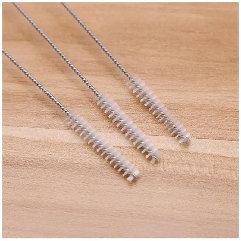 Всасывающая трубчатая щетка из нержавеющей стали мягкая для волос чашка с водой