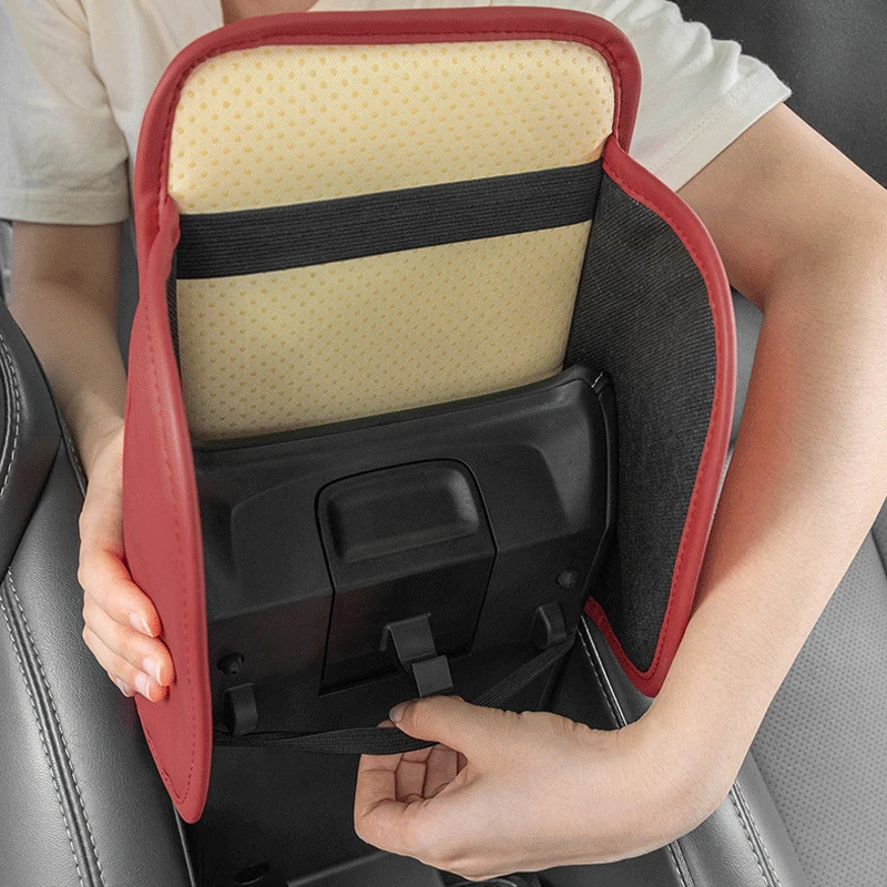 Автомобильный подлокотник подушка из искусственной кожи ящик для хранения