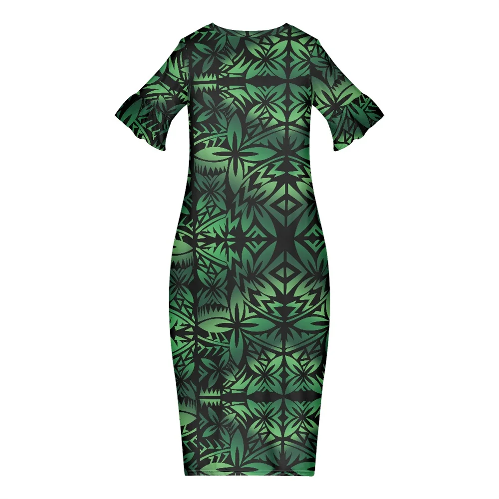 Оптовые цены вечернее платье полинезийские племенные самоанские платья средней