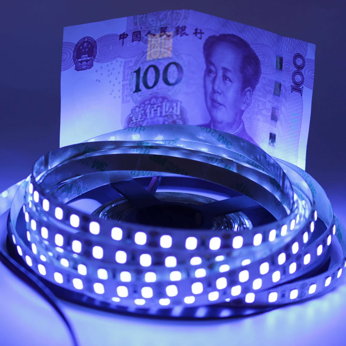 

5V UV Led Strip Ultraviolet 395-405nm 12V Led Strip Black Light 5050 2835 SMD 60led/m 120led/m Tape for DJ Fluorescence Party