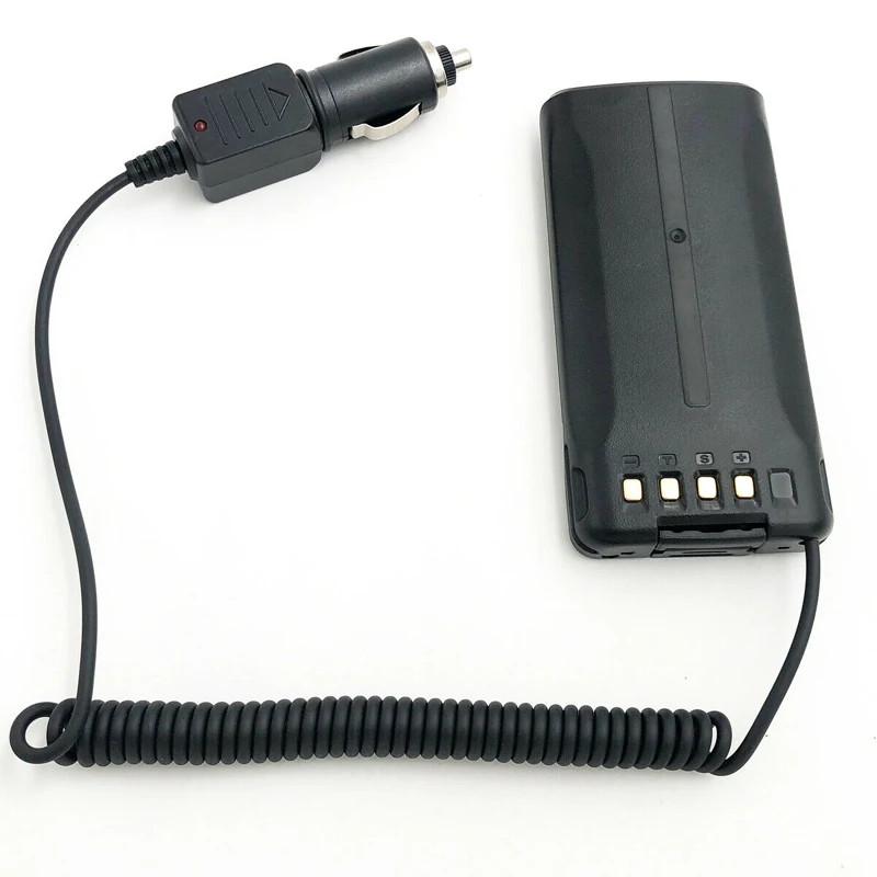 KNB31A 12/24V Car Charger Battery Eliminator Adapter For Kenwood TK-3180 Tk2180 Tk3180 TK5210 TK5310 Series Radio for KNB-31A