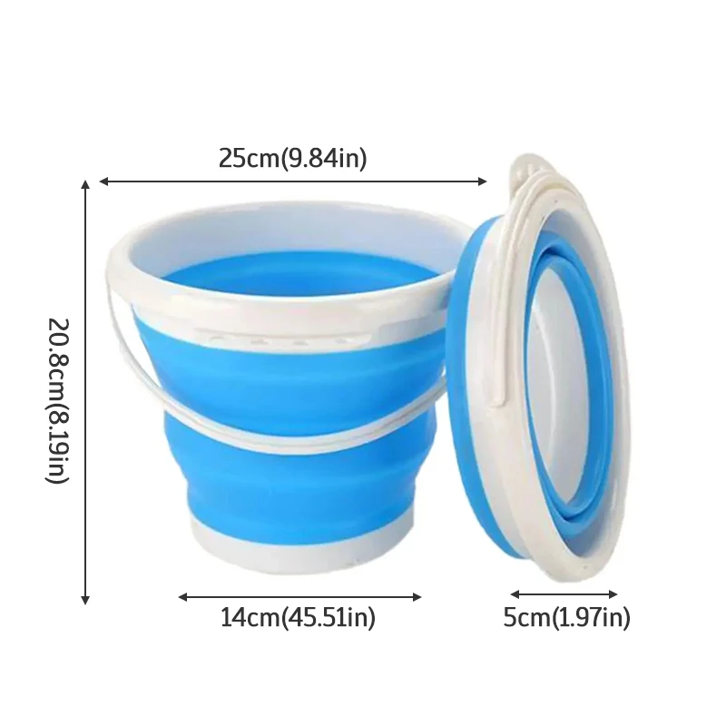 Портативное складное ведро для воды