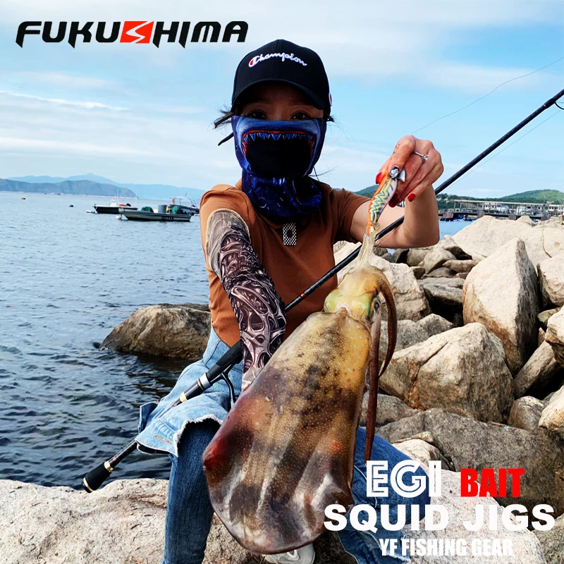 Фото FUKUSHIMA II SQUID JIGS GLOW EGI LURE РЫБАЛЬНАЯ ДЕРЕВЯЩАЯ ПРЯМА КРЮЧКИ BAIT SHARP 21 ГРАММЫ CUTTLEFISH OCTOPUS BOAT ROCK FISHING №3