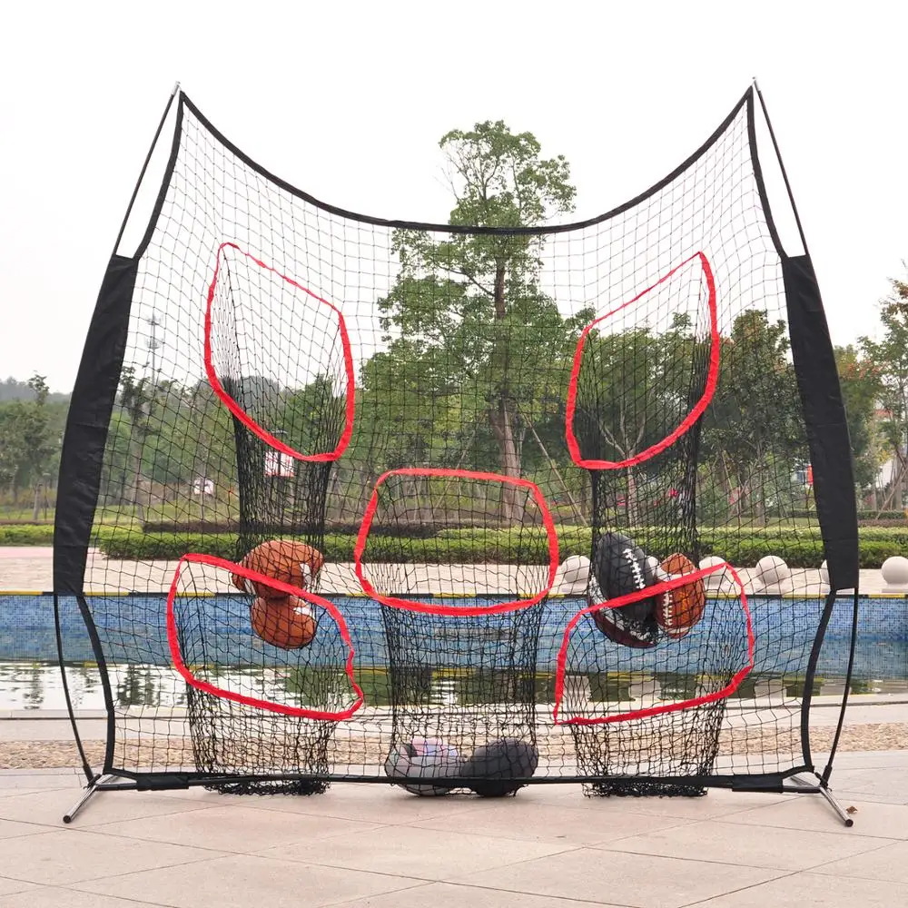Training Equipment Rugby QB Pass Accuracy Target Practice Quarterback Net American Football Trainer Throwing Net