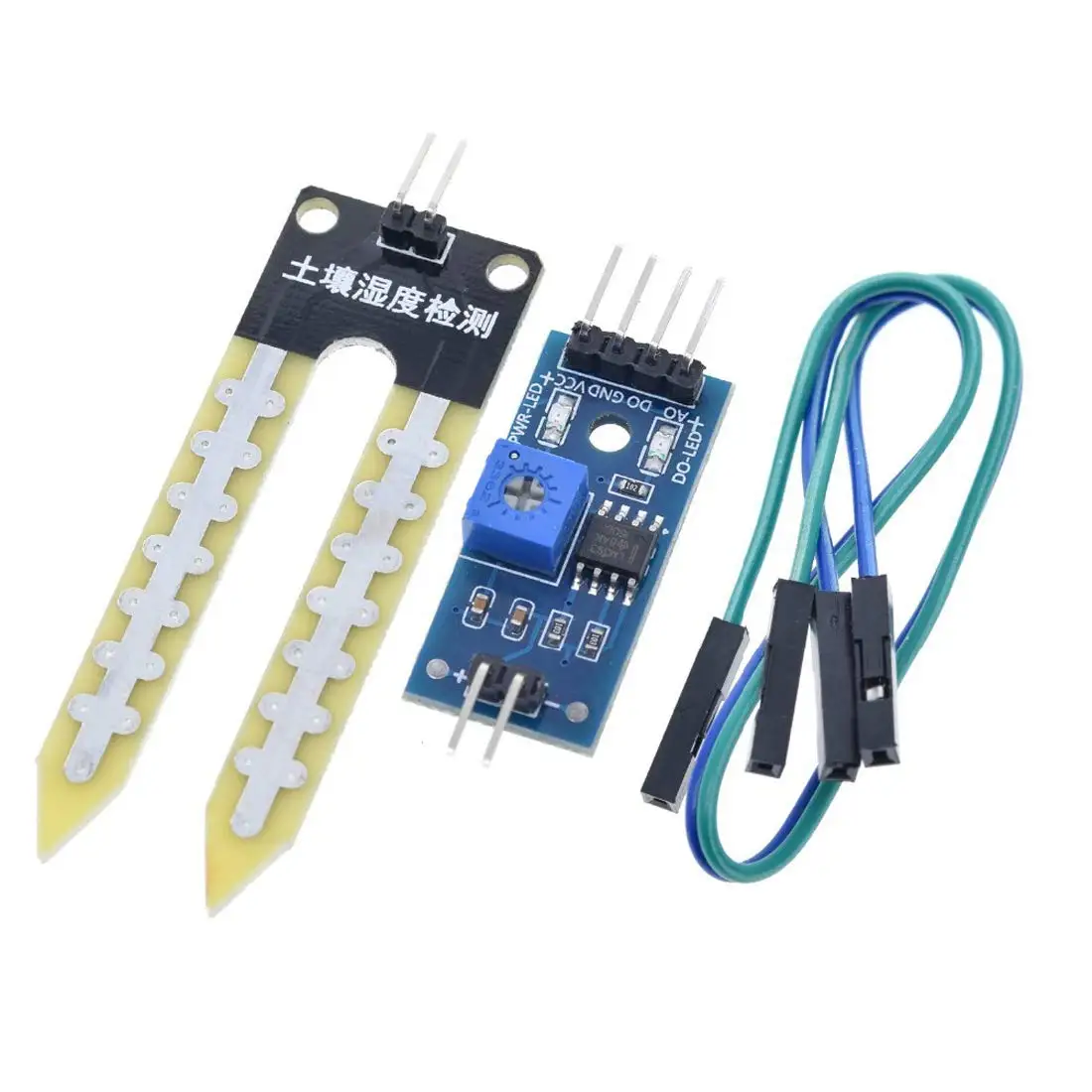 

Smart Electronics Soil Moisture Hygrometer Detection Humidity Sensor Module For arduino Development Board DIY Robot Smart Car