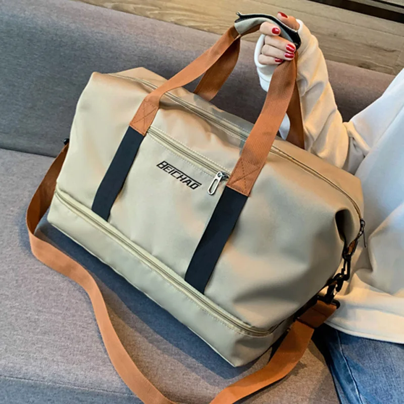 

Вместительные складные дорожные сумки, водонепроницаемый чемодан, тоут, Дорожная Спортивная Сумка, повседневная сумка на плечо для женщин ...