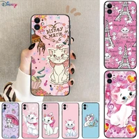 disney cute mary cat phone cases for iphone 13 pro max case 12 11 pro max 8 plus 7plus 6s xr x xs 6 mini se mobile cell