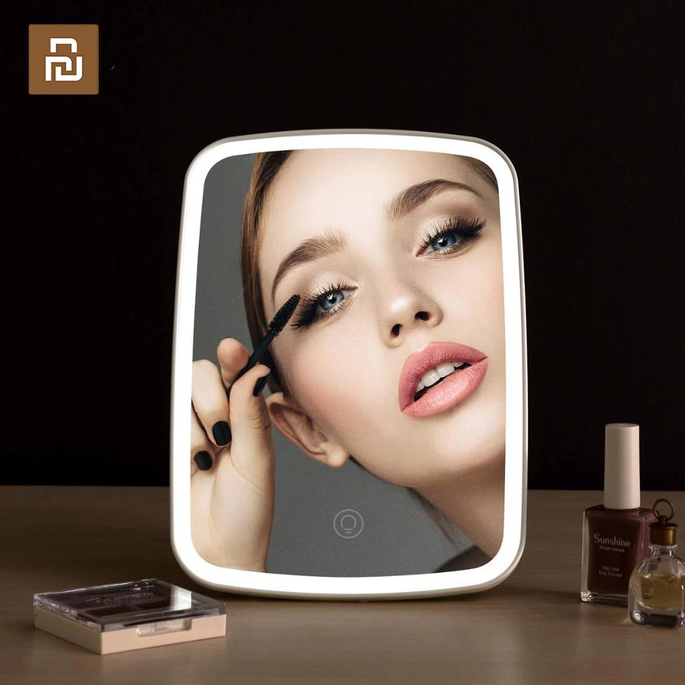 

Hot Sale Youpin Jordan Judy LED Makeup Mirror Smart Intelligent Portable Desktop HD Touch Control Long Battery Life