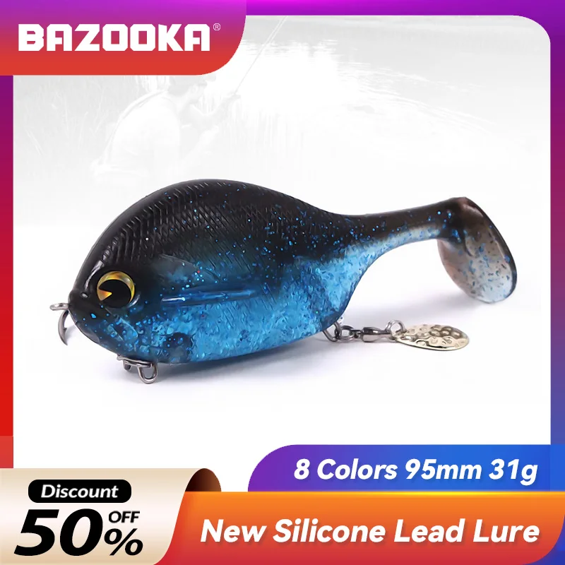 

Bazooka Swimbait VIB Fishing Lure Soft Baits Silicone Wobblers Shad Shiner Spinner Jigging Spoon Carp Bass Pike Lead Hook Winter