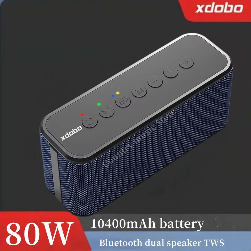 

Xdobo X8 Plus 80W Bluetooth Speakers Portable Column 360 Stereo Surround Boombox 10400mAh Outdoor Waterproof Subwoofer Soundbar