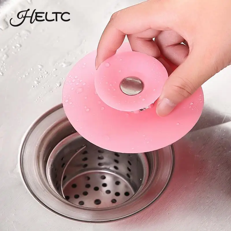 

Kitchen Sink Filter Shower Drain Hair Catcher Stopper Bathroom Floor Drain Cover Universal Anti-clogging Household Sink Strainer