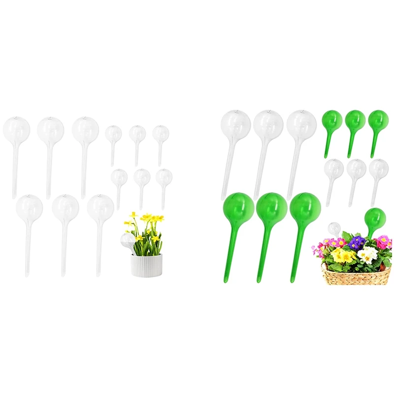 

12 Pack Automatic Watering Bulbs,Self-Watering Globes,Plastic Self Watering Bulbs For Indoor Outdoor Garden Plants
