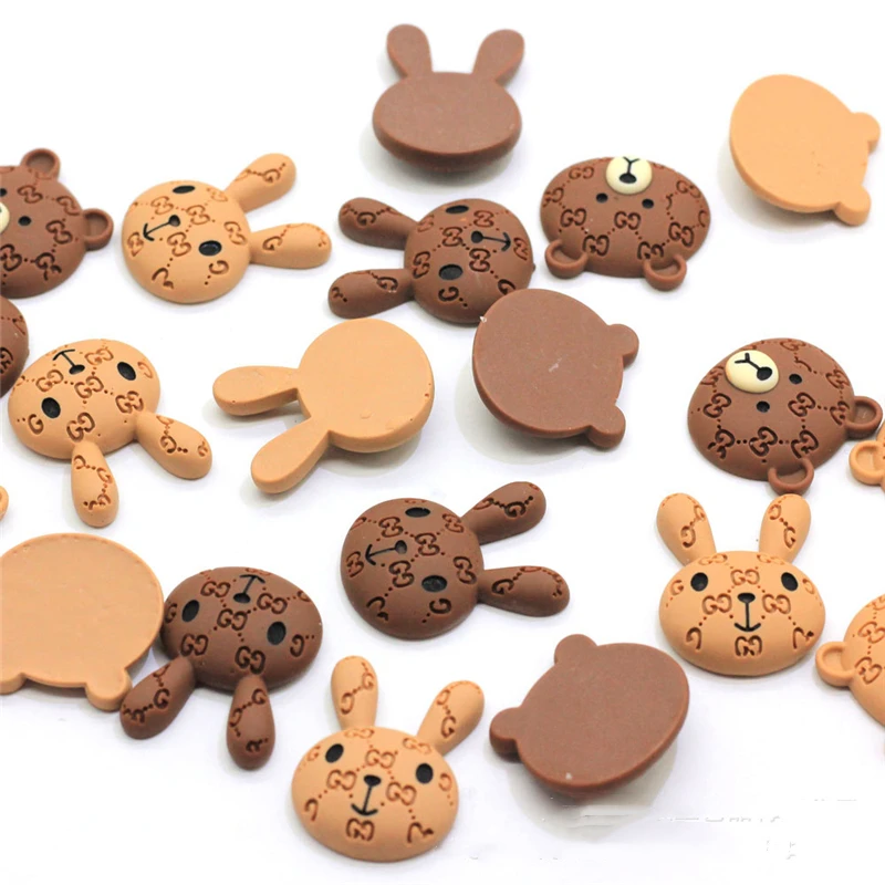 

Kwaii Accessories Christmas Decoration 3D Nail Art Charms Bear Nail Art Decoration Rhinestones Resin Candy DIY Nail Art Charms