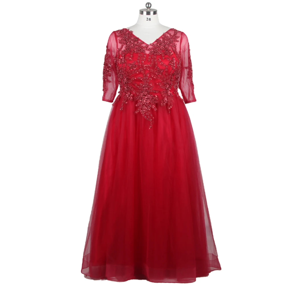 

Женское вечернее платье It's Yiiya, бордовое ТРАПЕЦИЕВИДНОЕ ПЛАТЬЕ до пола с V-образным вырезом, длинными рукавами и шнуровкой на лето 2019