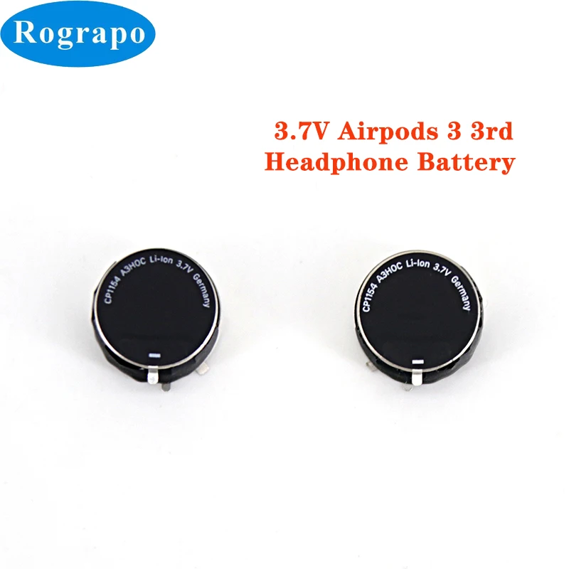 

Новинка 3,7 в перезаряжаемая батарея для Airpods 3 3rd Аккумулятор для наушников и Airpods Pro зарядное устройство аккумулятор