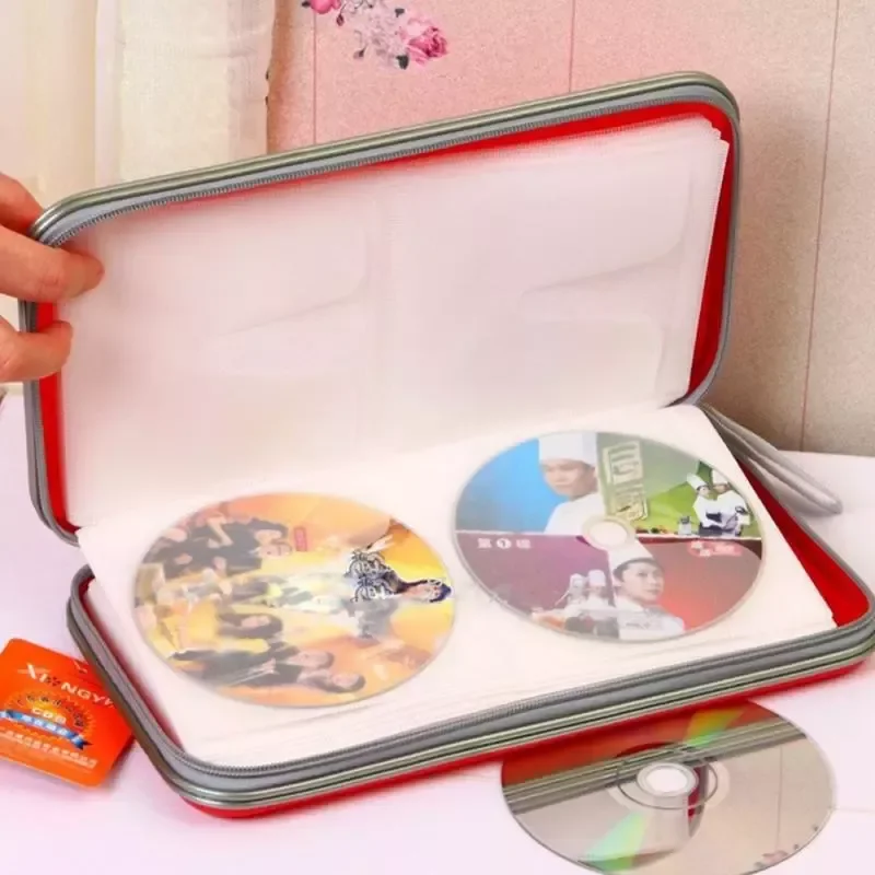 

Storage CD Bag Portable 80 Disc Capacity DVD CD Case for Car Media Storage CD Bag -25