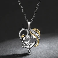 creative korean necklace for women fashion letter necklaces pendant exquisite gothic mothers day gift party senior jewelry