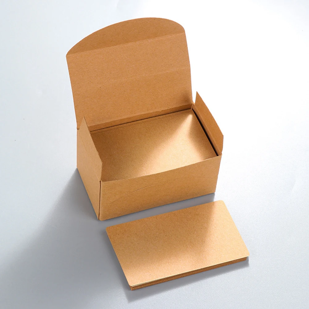 

100pcs/lot 5.3*9cm Blank Card For Business Cards Blank Card For Message And Book Name Blank Cards DIY Handwritten Card New