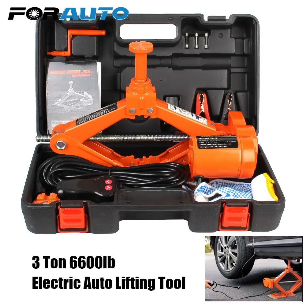

Auto Jack Lifting Machinisms Car Jack 3Ton DC 12V Car Repair Tool Tire Change Lifting Lift Screw Jacks Electric Scissor