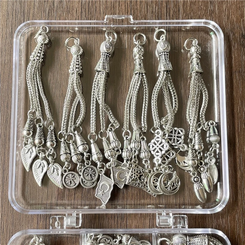 

18 Pcs 6 Different Styles Muslim Islamic 33 Tassel Pendants Diy with Rosary